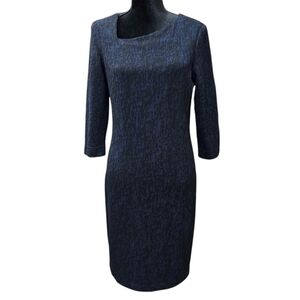 Ellen Tracy Knee Length 3/4 Sleeve Sheath Formal Career Dress 10